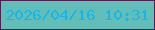 文字の大きさ：5、枠の色：4d2250、背景の色：63beb9、文字の色：1bb4e6 無料ブログパーツのブログ時計