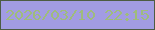 文字の大きさ：5、枠の色：4d5c43、背景の色：a29ce3、文字の色：9fbc7c 無料ブログパーツのブログ時計