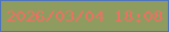 文字の大きさ：3、枠の色：4d74bd、背景の色：8e9d5f、文字の色：ed7065 無料ブログパーツのブログ時計