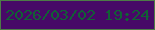文字の大きさ：2、枠の色：4d7b47、背景の色：470967、文字の色：116135 無料ブログパーツのブログ時計