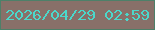 文字の大きさ：5、枠の色：4d8069、背景の色：887069、文字の色：4bd8cb 無料ブログパーツのブログ時計