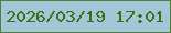 文字の大きさ：3、枠の色：4d8136、背景の色：a4c7d7、文字の色：377218 無料ブログパーツのブログ時計