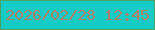 文字の大きさ：2、枠の色：4da15e、背景の色：14ccc5、文字の色：ab816a 無料ブログパーツのブログ時計