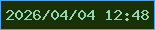 文字の大きさ：1、枠の色：4da3ed、背景の色：183207、文字の色：98d3b2 無料ブログパーツのブログ時計