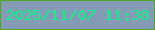 文字の大きさ：2、枠の色：4da722、背景の色：859ab5、文字の色：0bf487 無料ブログパーツのブログ時計