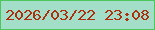 文字の大きさ：5、枠の色：4dc75d、背景の色：a3dec8、文字の色：ad3011 無料ブログパーツのブログ時計