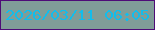 文字の大きさ：5、枠の色：4e0c77、背景の色：809d98、文字の色：12bdec 無料ブログパーツのブログ時計