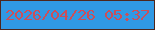 文字の大きさ：2、枠の色：4e261c、背景の色：3099e4、文字の色：cb4f59 無料ブログパーツのブログ時計