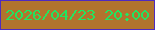 文字の大きさ：3、枠の色：4e2bc0、背景の色：b1742e、文字の色：22e560 無料ブログパーツのブログ時計