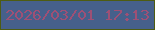 文字の大きさ：5、枠の色：4e5c12、背景の色：46608b、文字の色：9e5075 無料ブログパーツのブログ時計