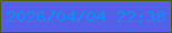 文字の大きさ：4、枠の色：4e5e02、背景の色：5460e8、文字の色：108ef4 無料ブログパーツのブログ時計