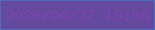 文字の大きさ：3、枠の色：4e6bbf、背景の色：634a9d、文字の色：7f42b1 無料ブログパーツのブログ時計