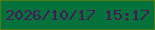 文字の大きさ：5、枠の色：4e7d13、背景の色：01723b、文字の色：451858 無料ブログパーツのブログ時計
