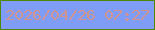 文字の大きさ：3、枠の色：4e8804、背景の色：7f9df7、文字の色：d09493 無料ブログパーツのブログ時計