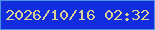 文字の大きさ：3、枠の色：4e91df、背景の色：122dde、文字の色：dcd191 無料ブログパーツのブログ時計