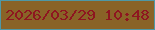 文字の大きさ：2、枠の色：4e98a5、背景の色：896327、文字の色：8e1620 無料ブログパーツのブログ時計