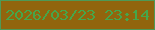 文字の大きさ：1、枠の色：4e9a56、背景の色：91650d、文字の色：46a64a 無料ブログパーツのブログ時計