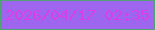 文字の大きさ：3、枠の色：4ea273、背景の色：9e66ee、文字の色：db3ee3 無料ブログパーツのブログ時計