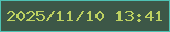 文字の大きさ：4、枠の色：4ec2b3、背景の色：3d5747、文字の色：bdd161 無料ブログパーツのブログ時計