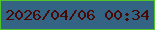 文字の大きさ：5、枠の色：4ec32b、背景の色：346483、文字の色：490803 無料ブログパーツのブログ時計