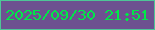 文字の大きさ：4、枠の色：4ec697、背景の色：6d5190、文字の色：00e848 無料ブログパーツのブログ時計