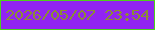 文字の大きさ：1、枠の色：4ed01b、背景の色：9124f1、文字の色：8c8c35 無料ブログパーツのブログ時計