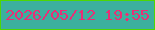 文字の大きさ：3、枠の色：4ed703、背景の色：3cb09e、文字の色：ea2e76 無料ブログパーツのブログ時計