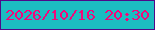 文字の大きさ：3、枠の色：4f0889、背景の色：1cbdc1、文字の色：f4067a 無料ブログパーツのブログ時計