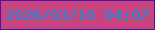 文字の大きさ：1、枠の色：4f13ab、背景の色：c8447f、文字の色：1590df 無料ブログパーツのブログ時計