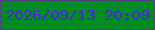 文字の大きさ：1、枠の色：4f427d、背景の色：018c21、文字の色：4723eb 無料ブログパーツのブログ時計