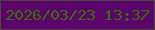 文字の大きさ：4、枠の色：4f443d、背景の色：5b046b、文字の色：396e02 無料ブログパーツのブログ時計