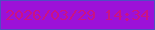 文字の大きさ：4、枠の色：4f4dc3、背景の色：9c11d8、文字の色：ca1384 無料ブログパーツのブログ時計