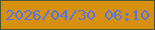 文字の大きさ：1、枠の色：4f5428、背景の色：d78f10、文字の色：4e75e9 無料ブログパーツのブログ時計