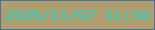 文字の大きさ：5、枠の色：4f6f96、背景の色：b19e6e、文字の色：1cd6cb 無料ブログパーツのブログ時計