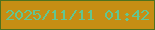 文字の大きさ：5、枠の色：4f721d、背景の色：c68e14、文字の色：62c691 無料ブログパーツのブログ時計