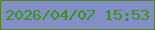 文字の大きさ：5、枠の色：4f841a、背景の色：838ec8、文字の色：379607 無料ブログパーツのブログ時計