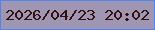 文字の大きさ：1、枠の色：4f85ed、背景の色：9f96b3、文字の色：34110f 無料ブログパーツのブログ時計