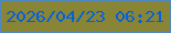 文字の大きさ：2、枠の色：4f88c1、背景の色：898537、文字の色：0161dc 無料ブログパーツのブログ時計