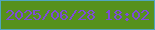 文字の大きさ：2、枠の色：4fa6c0、背景の色：56911d、文字の色：7e4bd8 無料ブログパーツのブログ時計