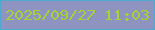 文字の大きさ：5、枠の色：4fa9ce、背景の色：8e94bf、文字の色：a5d236 無料ブログパーツのブログ時計