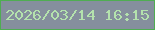 文字の大きさ：4、枠の色：4fad52、背景の色：858f9d、文字の色：b4e2ad 無料ブログパーツのブログ時計