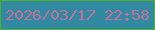 文字の大きさ：3、枠の色：4fb02c、背景の色：328aa2、文字の色：bf7398 無料ブログパーツのブログ時計