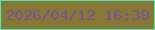 文字の大きさ：3、枠の色：4fe7bc、背景の色：857933、文字の色：78529a 無料ブログパーツのブログ時計