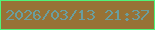 文字の大きさ：3、枠の色：4ff479、背景の色：977236、文字の色：6a9e9f 無料ブログパーツのブログ時計