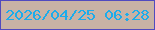 文字の大きさ：1、枠の色：504abf、背景の色：c8b2a5、文字の色：1caceb 無料ブログパーツのブログ時計