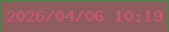 文字の大きさ：5、枠の色：507f4b、背景の色：8f5d5d、文字の色：cd5674 無料ブログパーツのブログ時計