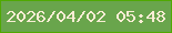 文字の大きさ：3、枠の色：50a902、背景の色：69a54c、文字の色：fbedd5 無料ブログパーツのブログ時計