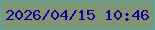 文字の大きさ：3、枠の色：50aba6、背景の色：809476、文字の色：1a0190 無料ブログパーツのブログ時計