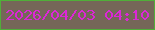 文字の大きさ：3、枠の色：50af39、背景の色：756758、文字の色：dc27d6 無料ブログパーツのブログ時計