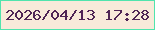文字の大きさ：5、枠の色：50e4ad、背景の色：f8eada、文字の色：4f2555 無料ブログパーツのブログ時計